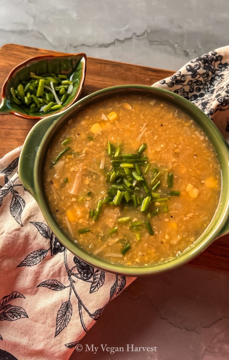 Easy & Delicious Vegan Crab & Corn Soup
