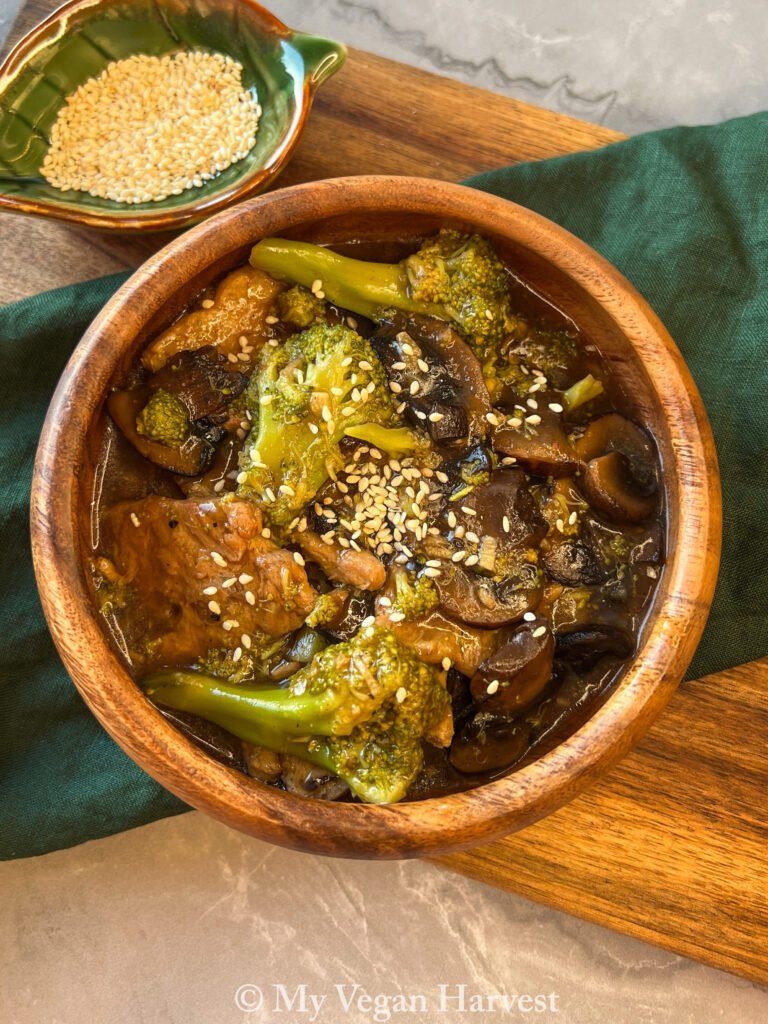 Easy Vegan Beef & Broccoli